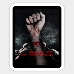 Stop Human Trafficking Sticker